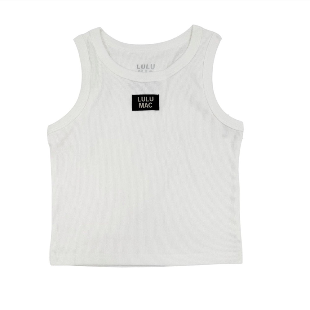 Lulu Mac White Tank Top